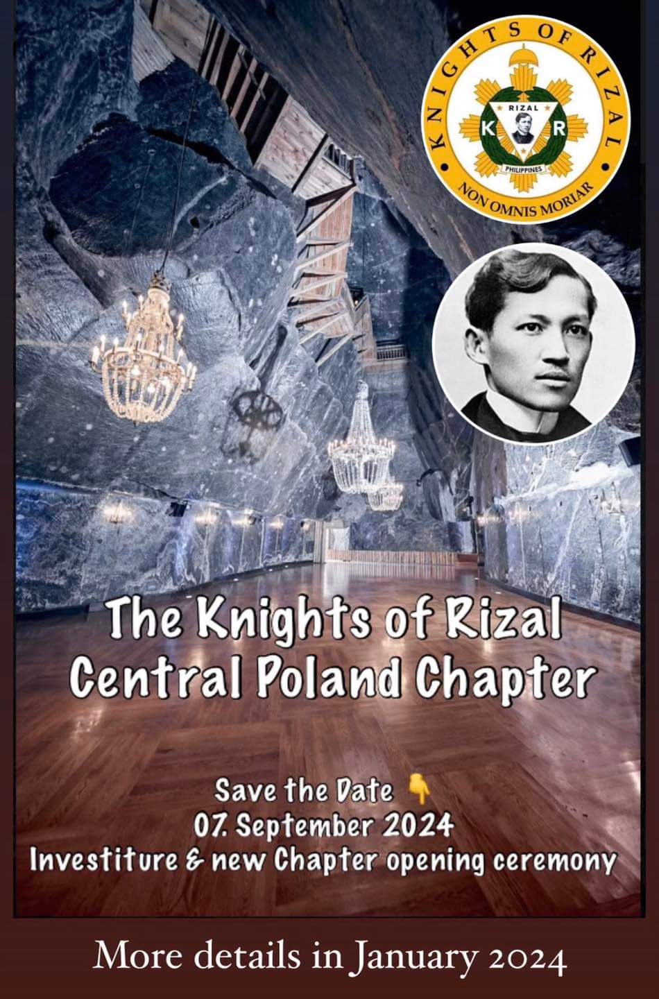 Investidura del 2024 de los Caballeros de Rizal en Polonia