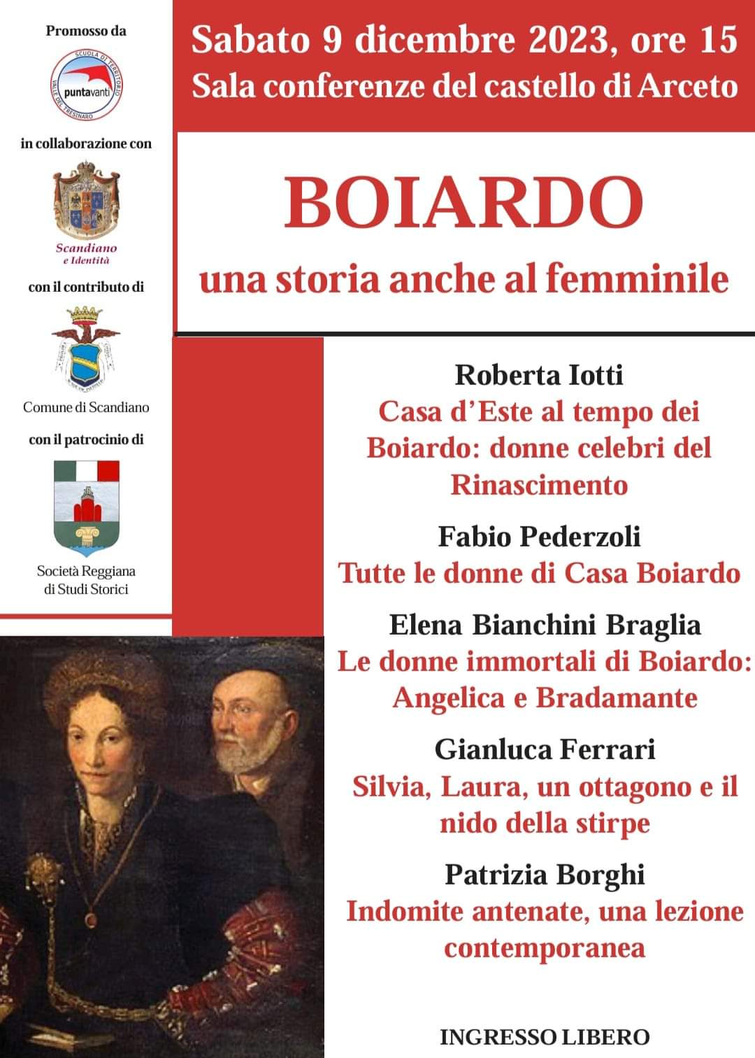 Conferencia sobre la familia Boiardo en Italia