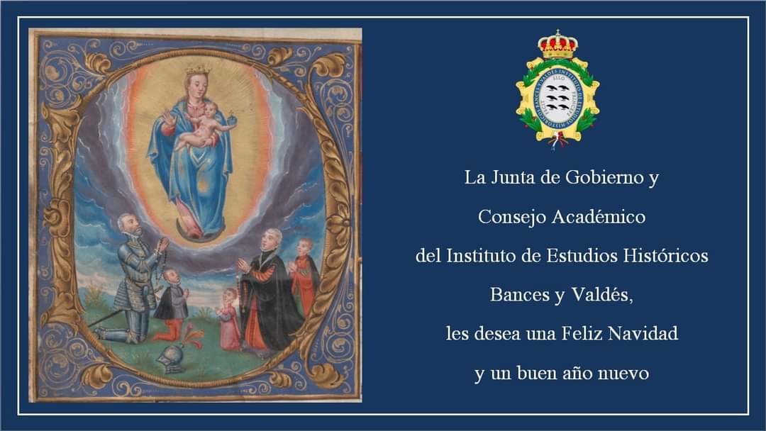 Felicitación Navidad 2023 del Instituto de Estudios Históricos Bances y Valdés