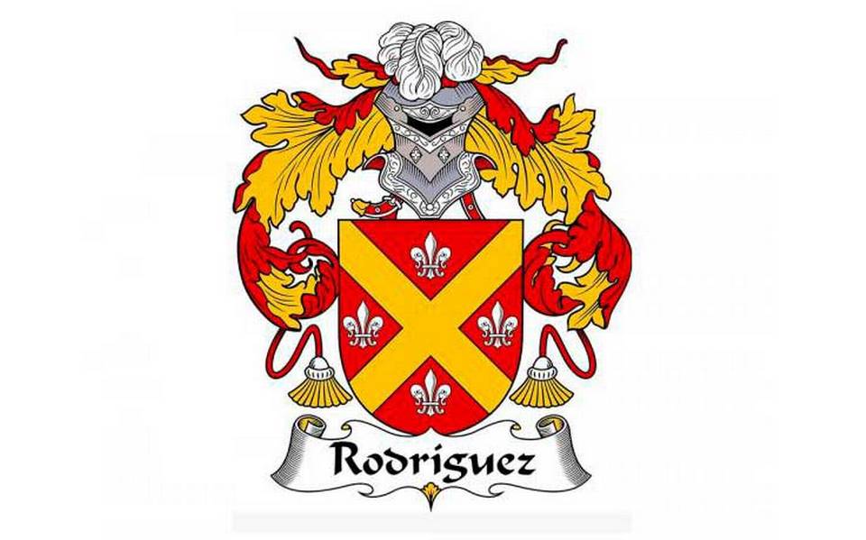 Pretendido Escudo de Armas del Apellido Rodríguez