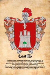 Escudo Heráldico del Apellido Castillo